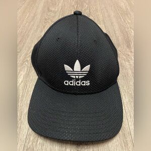 Adidas Black and White Trefoil Zig Stretch Cap